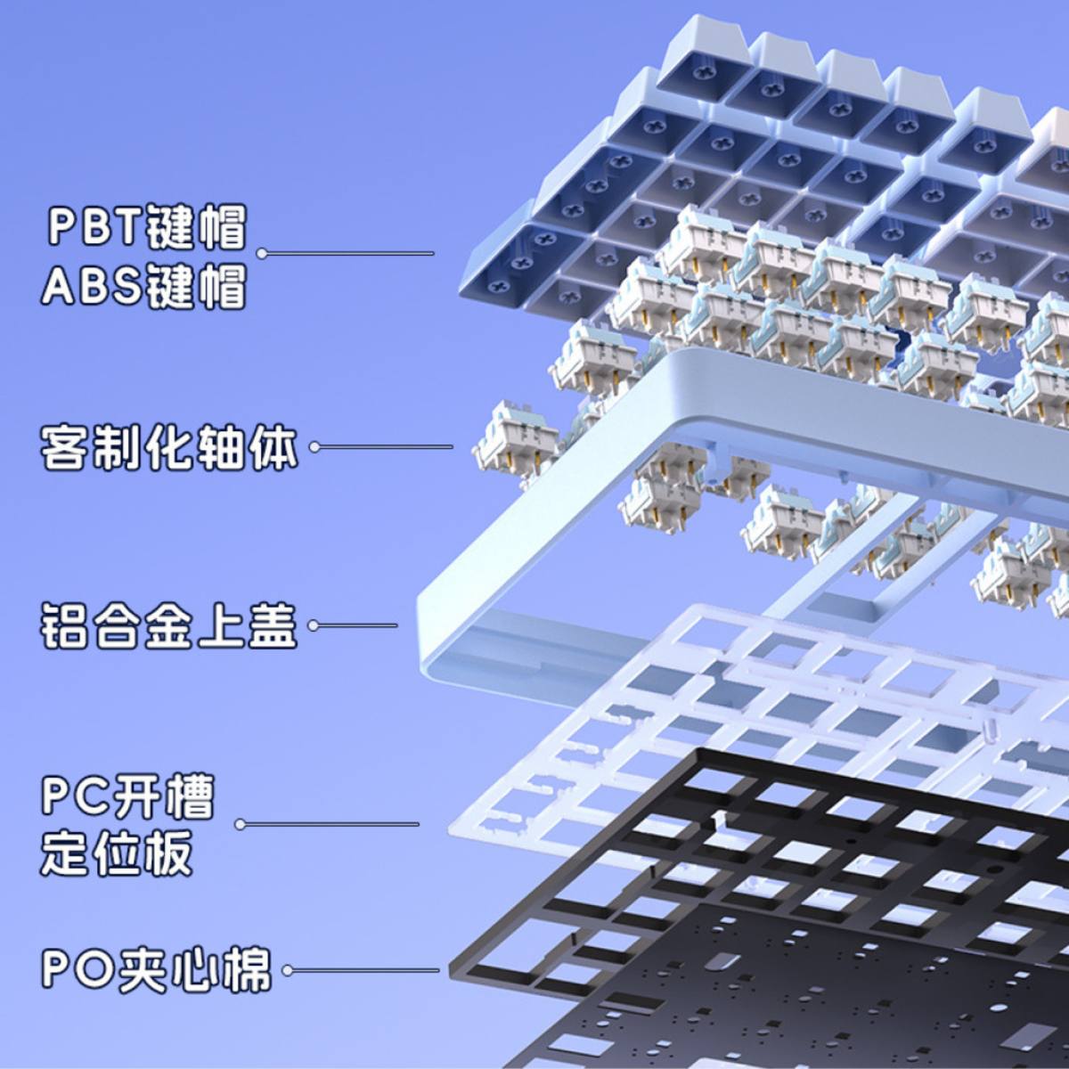 Bàn Phím Leobog Hi98C Pro -3 Mode Hotswap Pin 8000