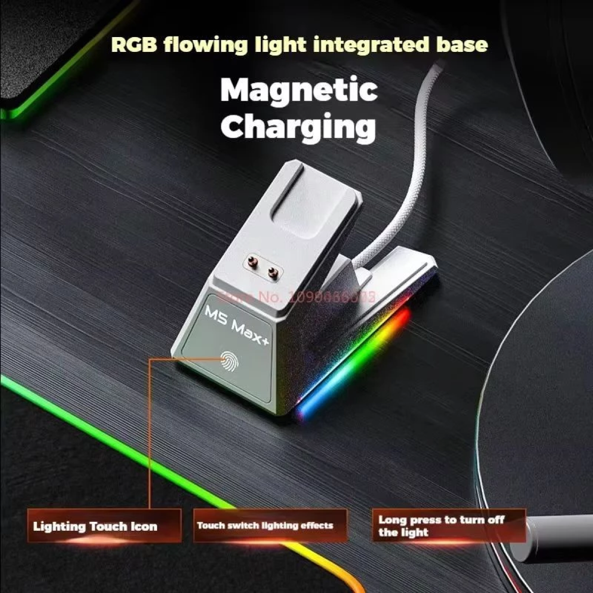 Chuột Lingbao M5 Pro (Đen/Trắng)