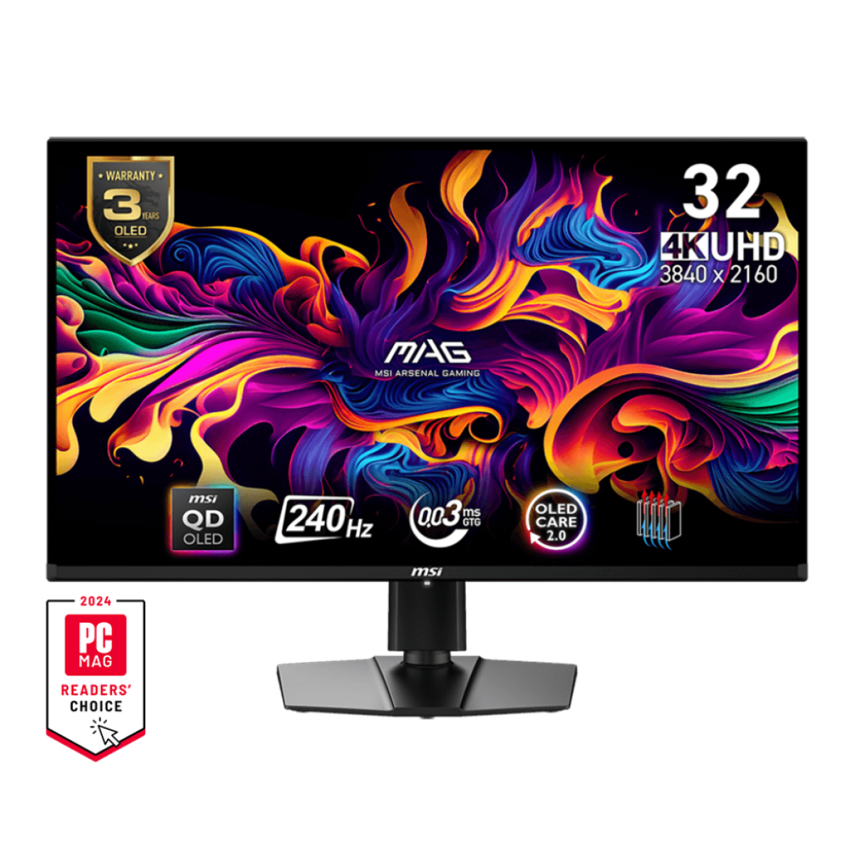 Màn hình MAG 321UPX QD-OLED 32" 4K UHD 240Hz
