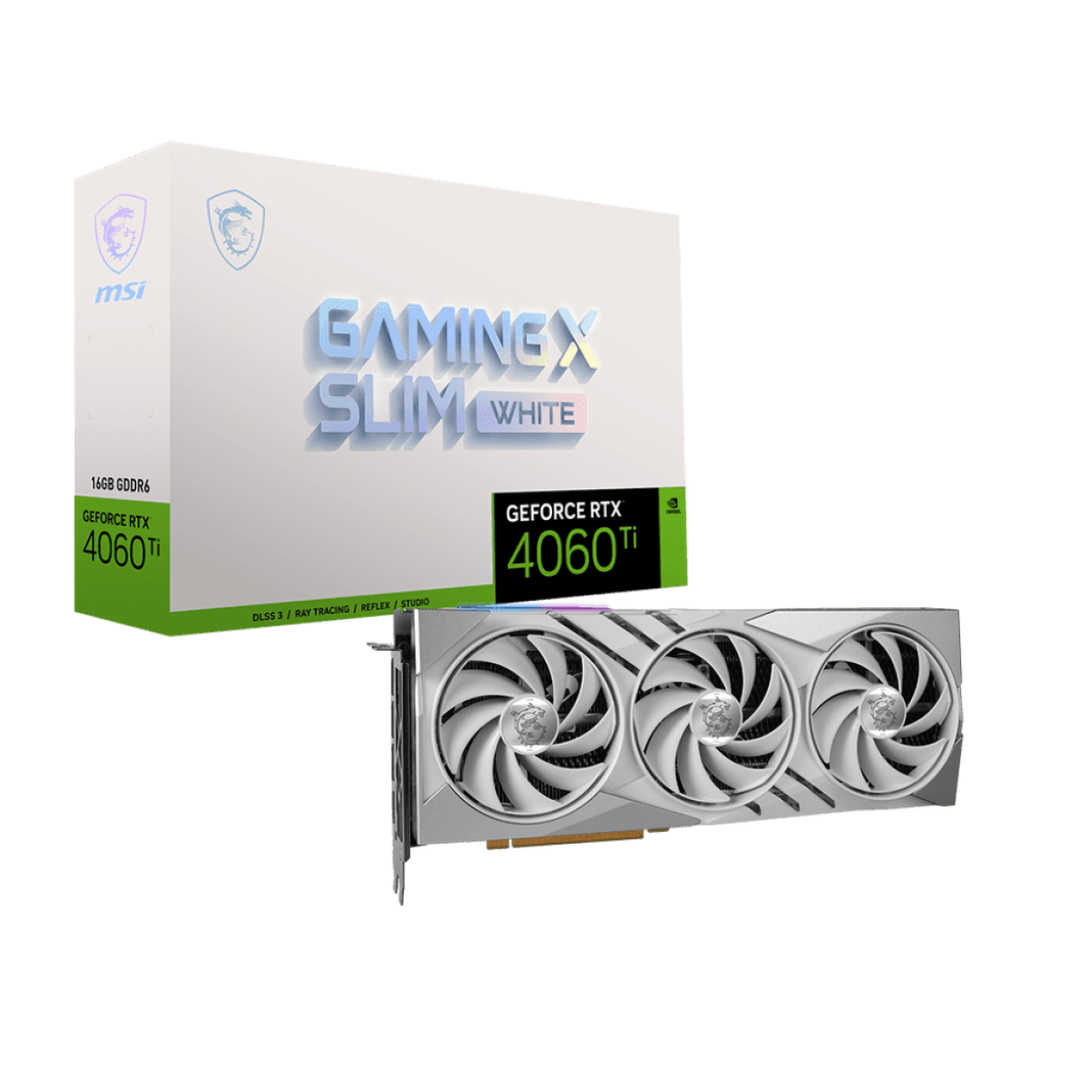 VGA MS RTX 4060 Ti GAMING X SLIM WHITE 16G