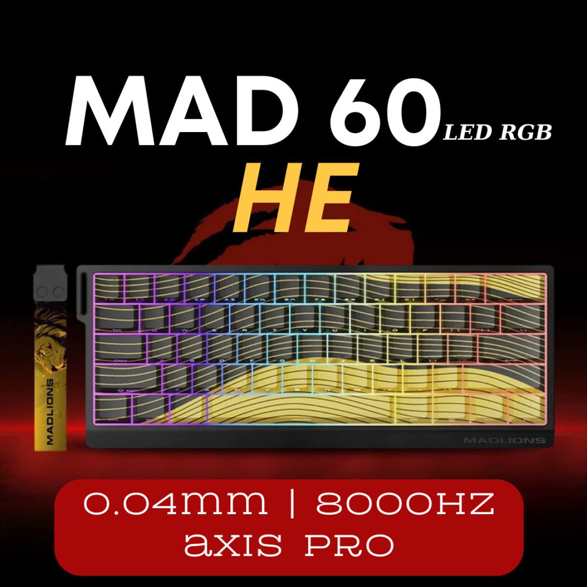 Bàn Phím MadLion Mad 68 HE RGB Magnetic (Hàng chính hãng)