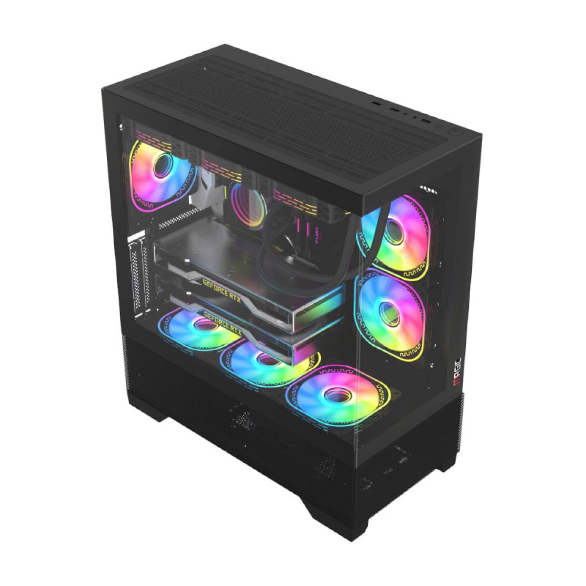 Case Magic Mix-Full Tower Black EATX