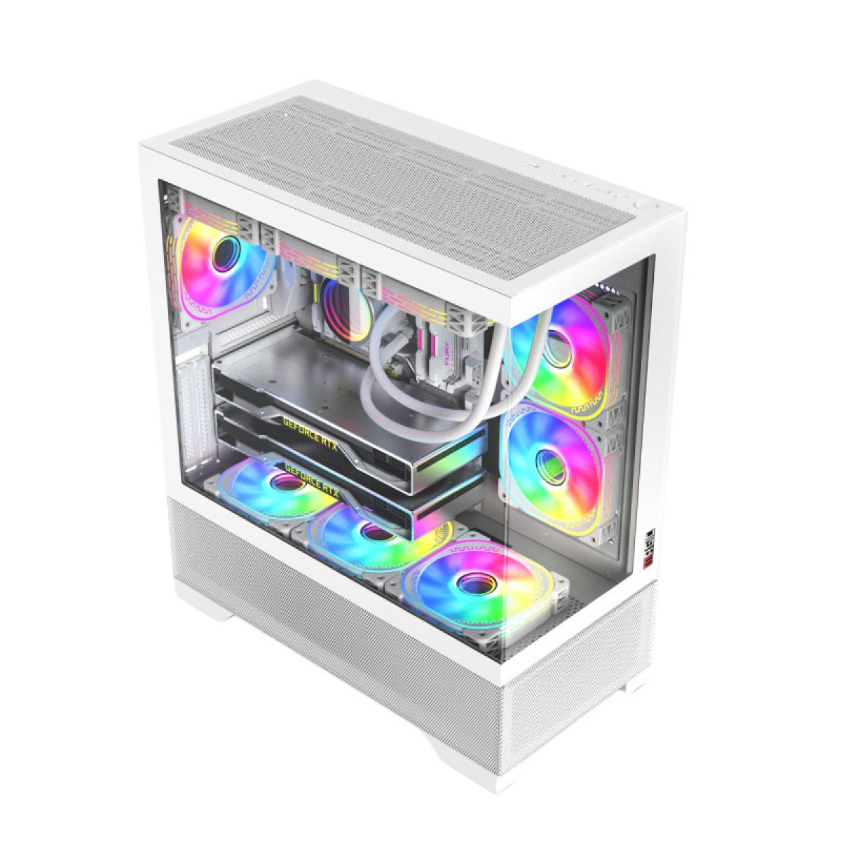 Case Magic Mix-Full Tower White EATX