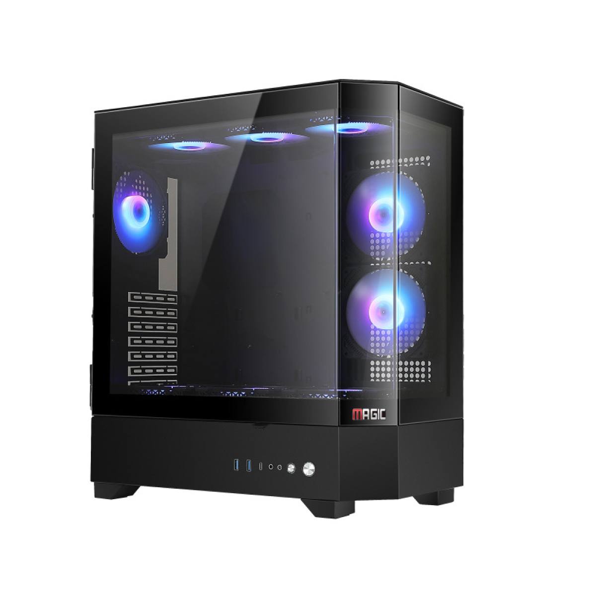 Case Magic Vila Ultra Black ATX