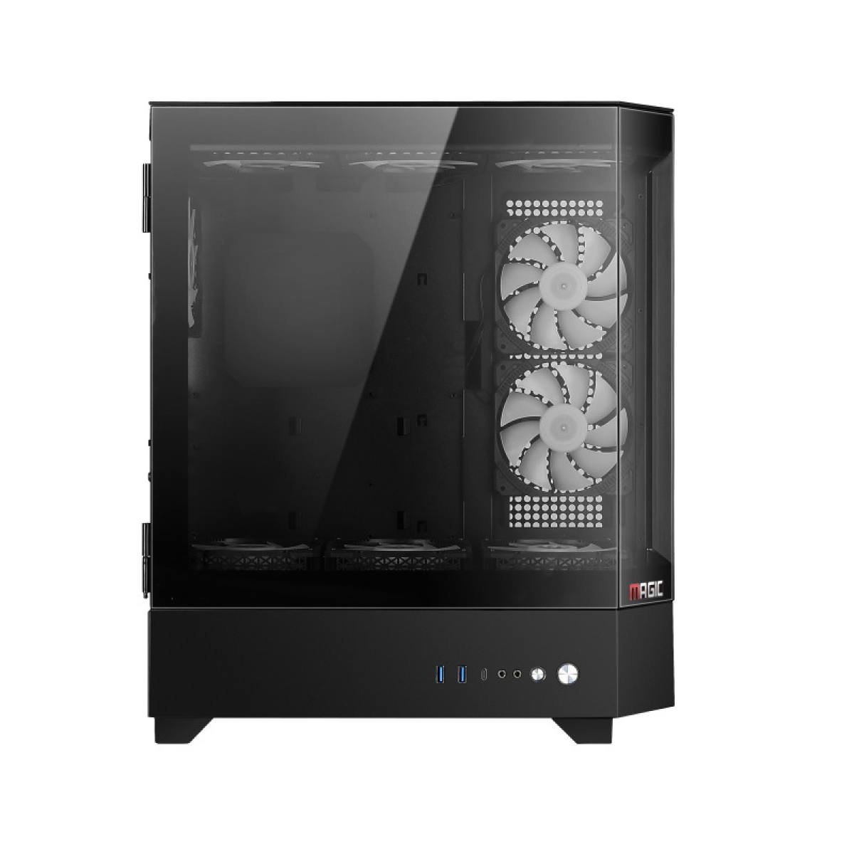 Case Magic Vila Ultra Black ATX