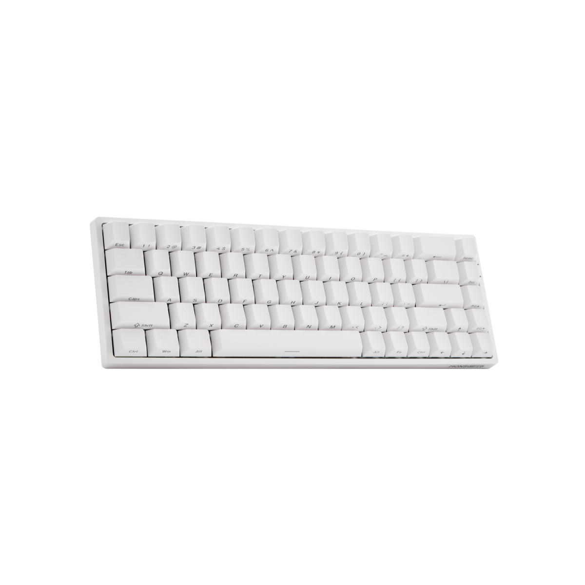 Bàn phím Monsgeek FUN68 HE White - Magnetic Switches (3 mode) 8K in 2.4G