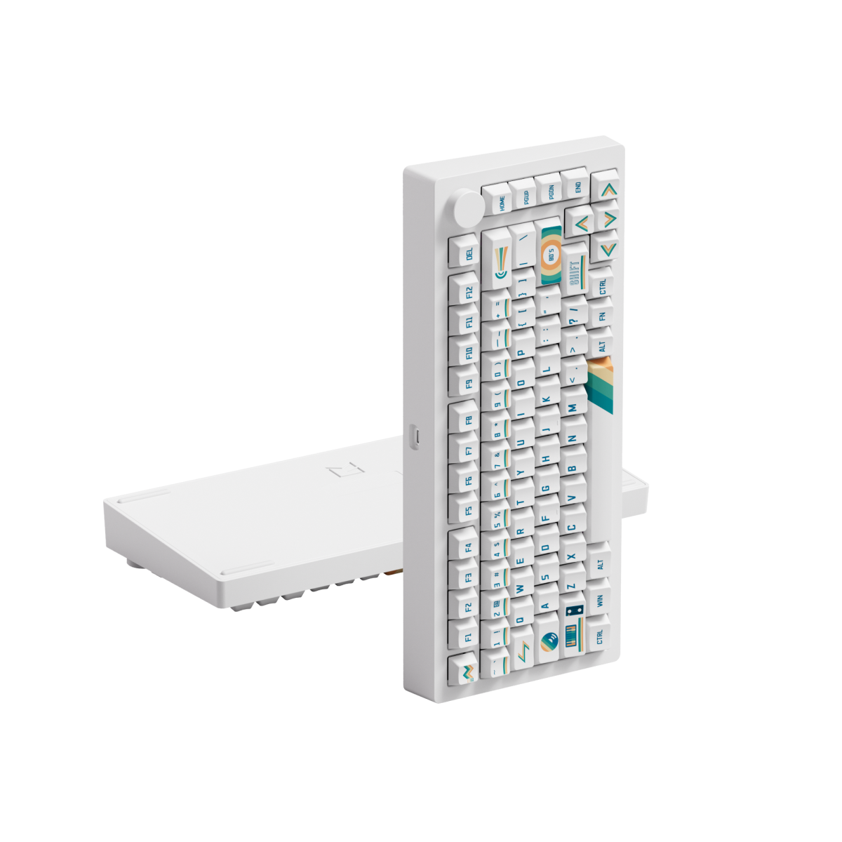 Bàn phím MonsGeek M1 V5 VIA - 1980s Botany Switch