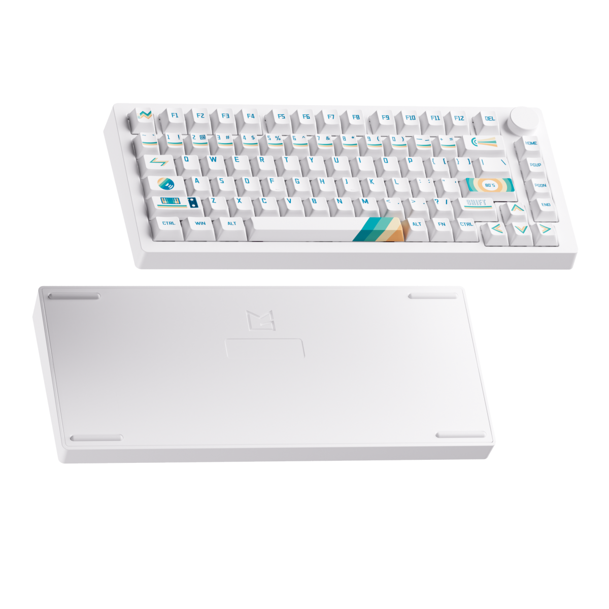 Bàn phím MonsGeek M1 V5 VIA - 1980s Botany Switch