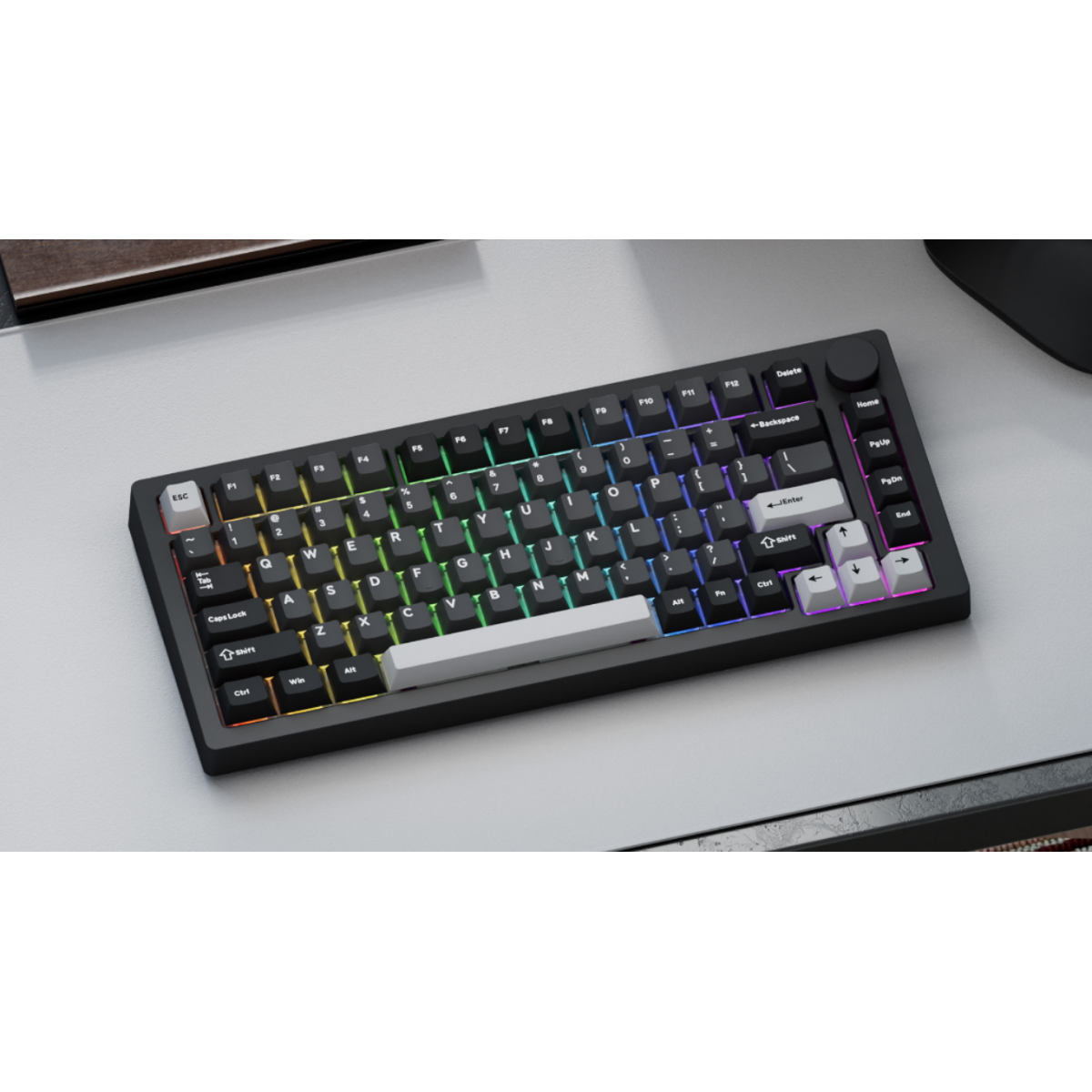 Bàn phím MonsGeek M1 V5 - Black&Silver Mirror Switch