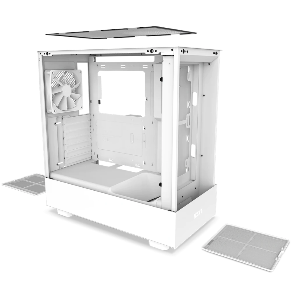 Case NZXT H5 Flow White (Mid Tower/Màu Trắng)