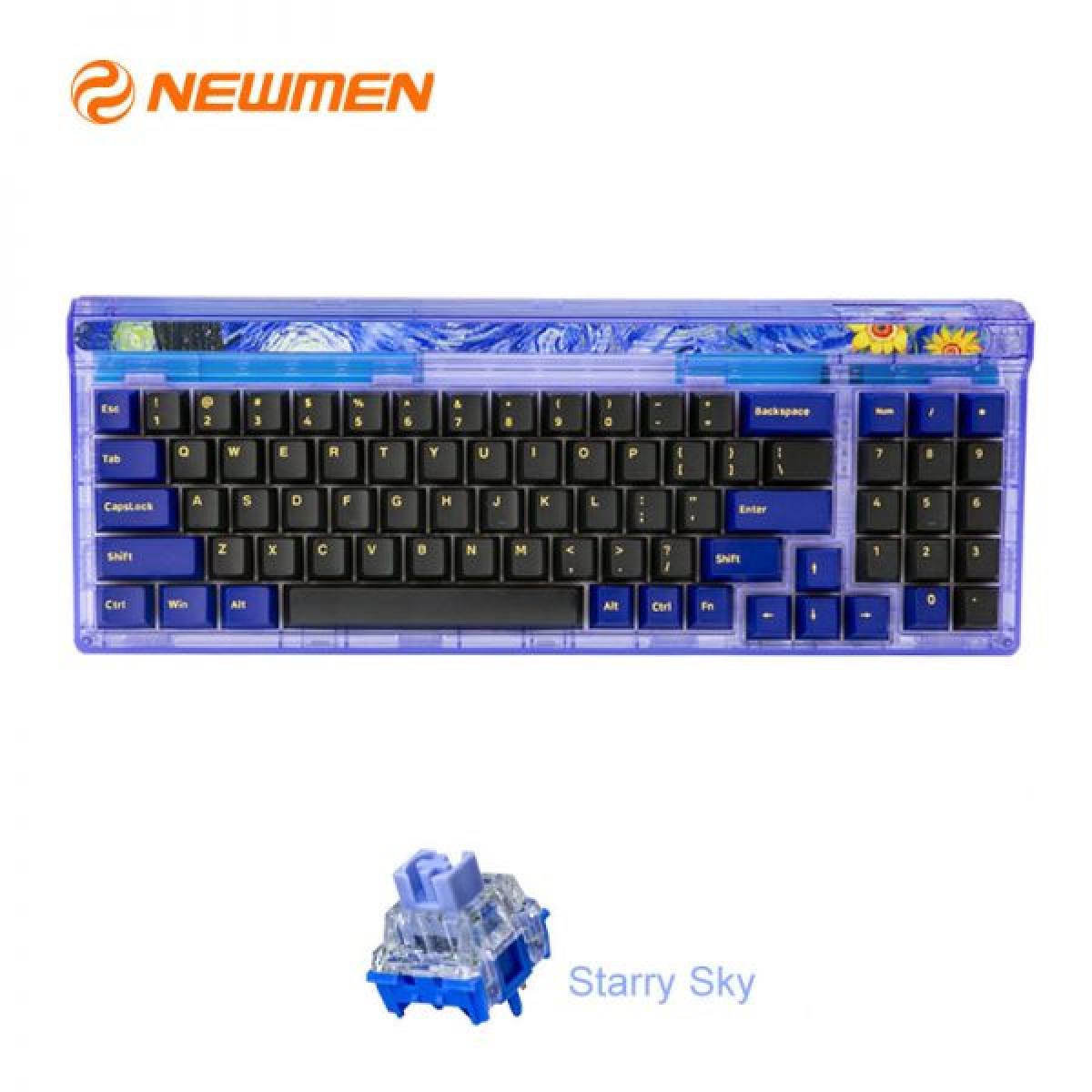 Bàn phím Newmen GM780 Starry Gasket - Starry Sky Sw