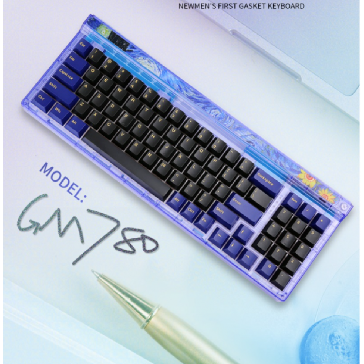 Bàn phím Newmen GM780 Starry Gasket - Starry Sky Sw