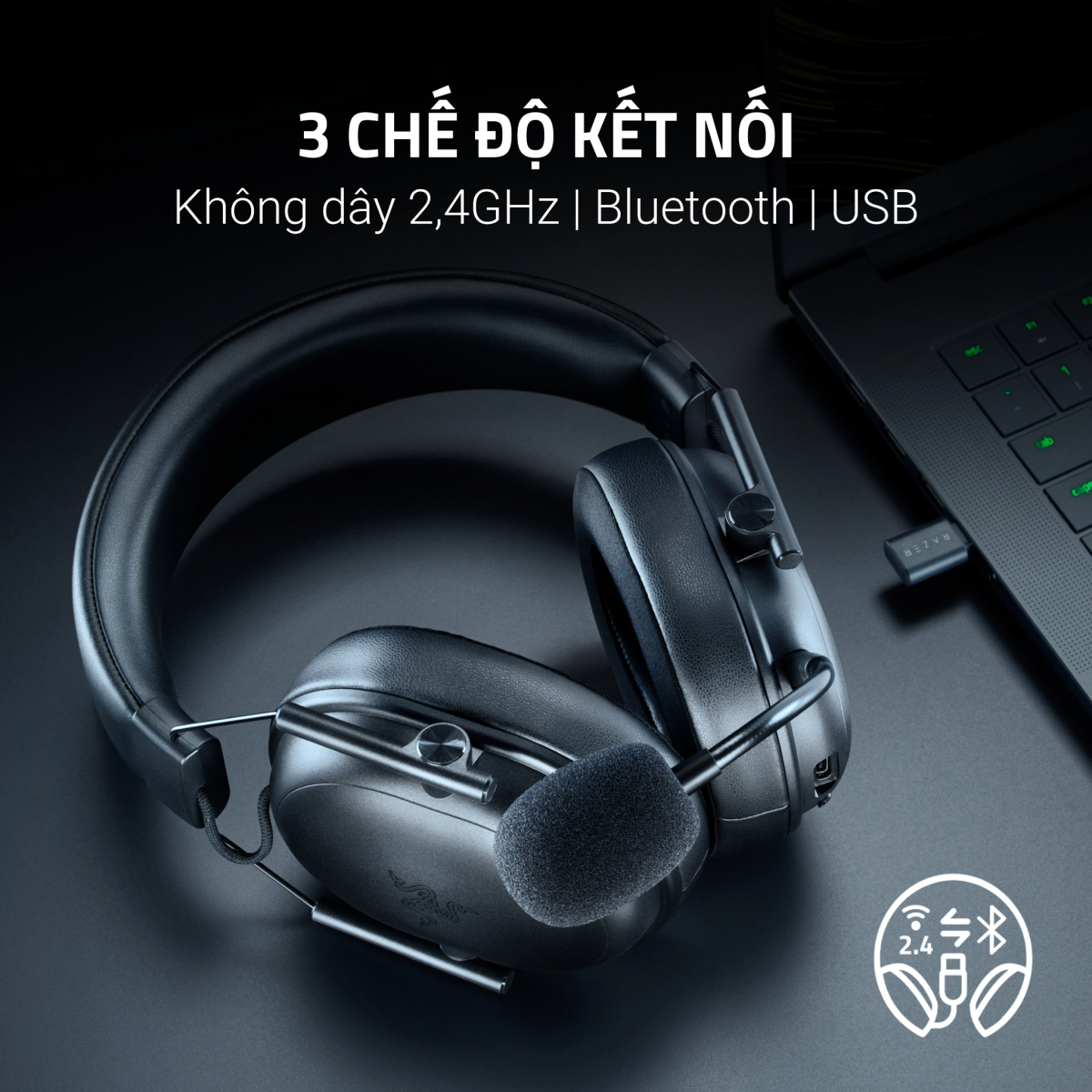 Tai Nghe Razer BlackShark V3 X HyperSpeed