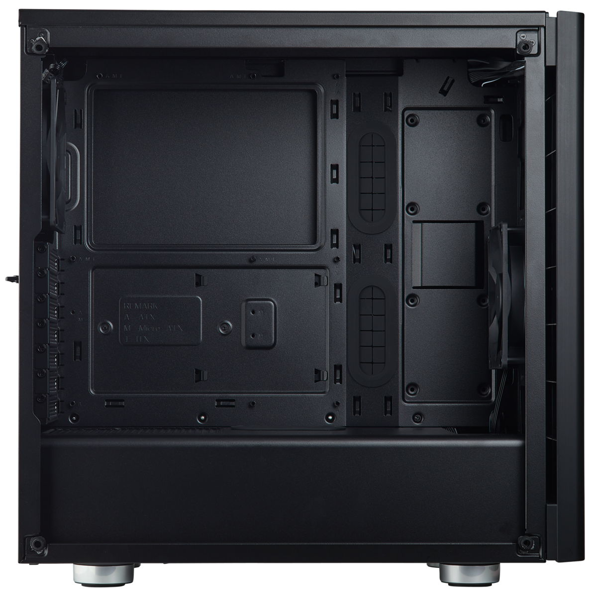 CORSAIR 275R TEMPERED GLASS BLACK