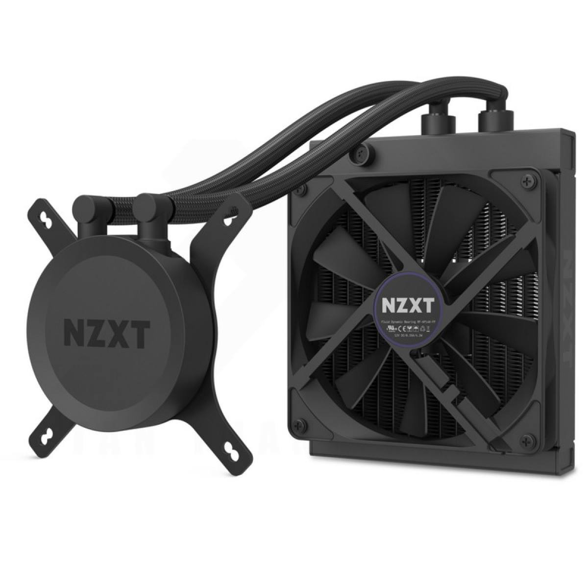 NZXT H1 MATTE WHITE (Case with PSU, AIO, and Riser Card)