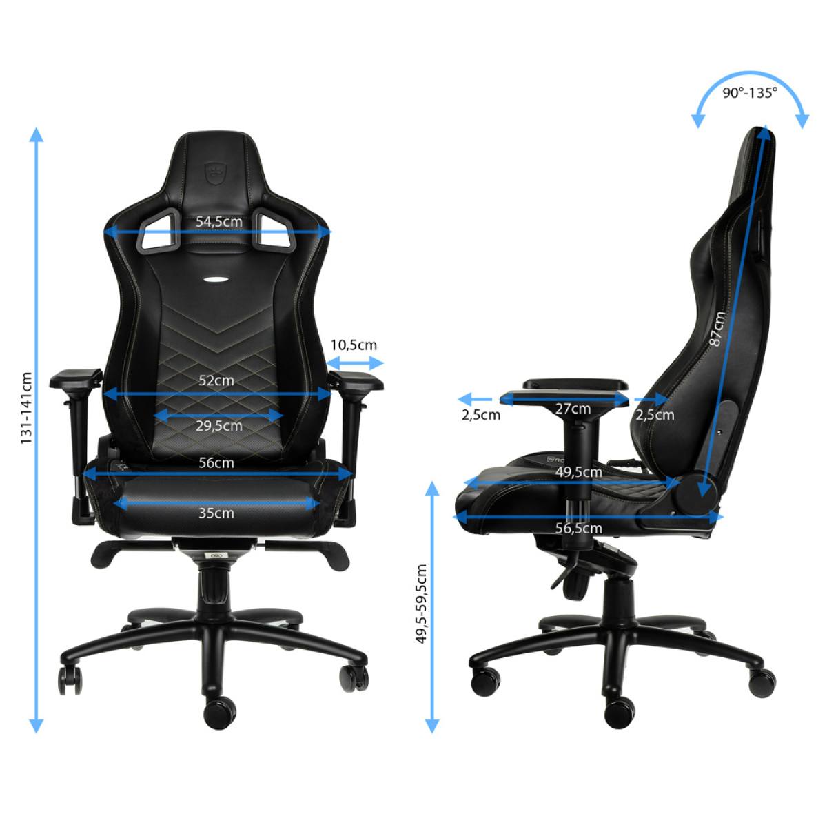 Ghế Noblechairs EPIC Series Black/Gold