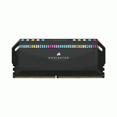 RAM Corsair DOMINATOR PLATINUM RGB Black Heatspreader DDR5, 6000MHz 64GB 2x32GB DIMM, RGB LED, C40, 1.25V